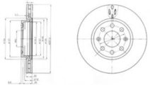 Disc frana FIAT GRANDE PUNTO (199) (2005 - 2016) D...