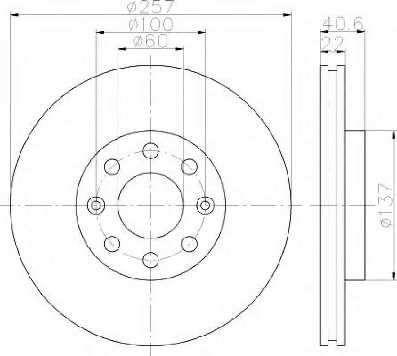 Disc frana FIAT GRANDE PUNTO (199) (2005 - 2016) TEXTAR 92145703 piesa NOUA