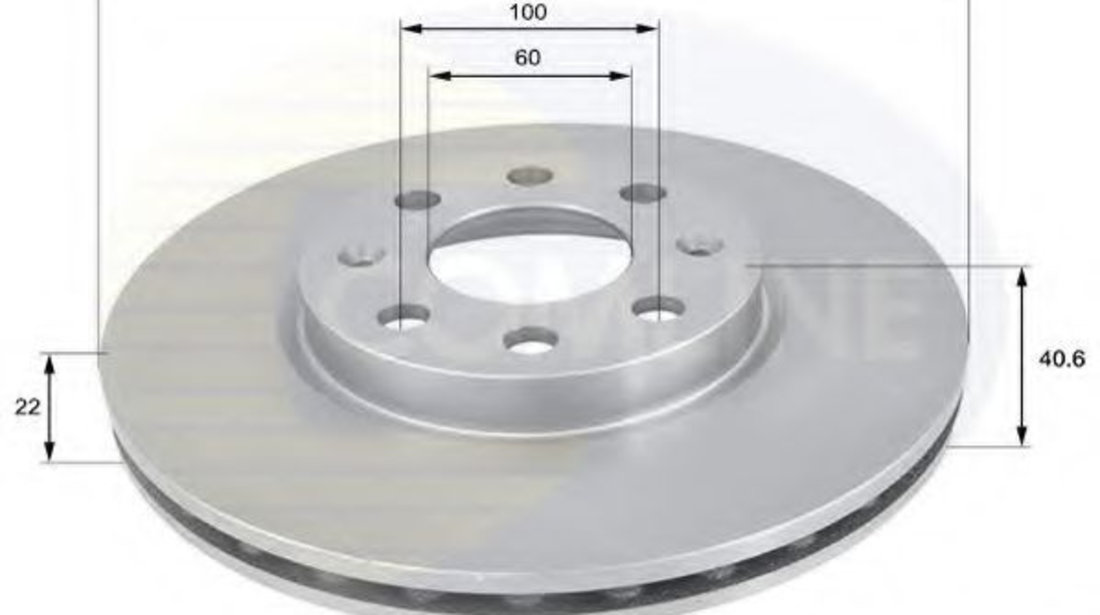 Disc frana FIAT GRANDE PUNTO (199) (2005 - 2016) COMLINE ADC1138V piesa NOUA