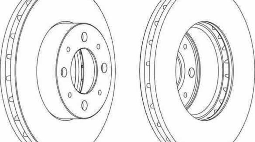 Disc frana FIAT PANDA 169 FERODO DDF1179