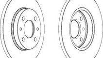 Disc frana FIAT PANDA Van (141) (1986 - 2004) FERO...