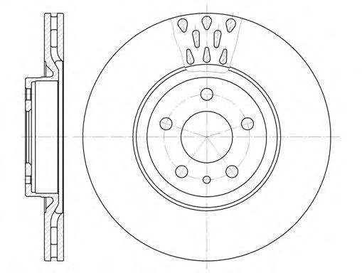 Disc frana FIAT PRATICO platou / sasiu (263) (2010 - 2016) REMSA 6316.10 piesa NOUA