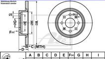 Disc frana FIAT PUNTO (188) (1999 - 2016) ATE 24.0...