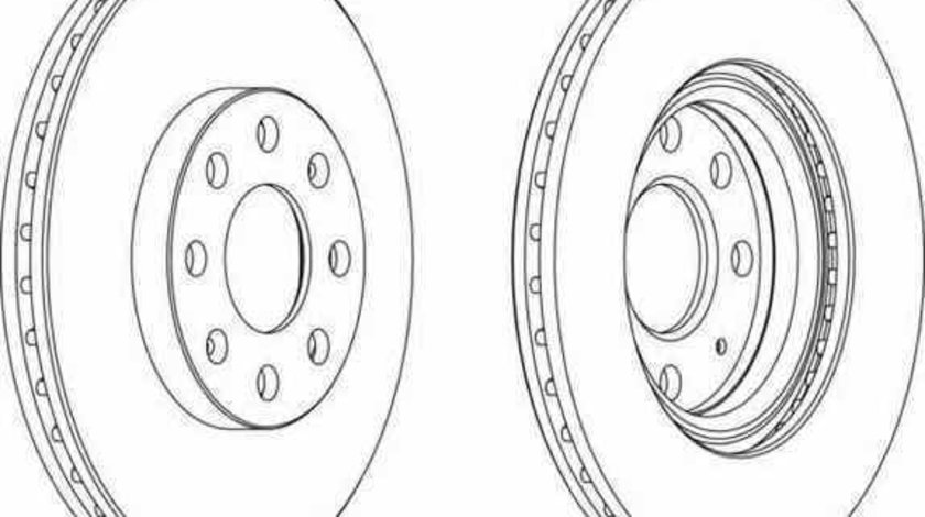 Disc frana FIAT PUNTO / GRANDE PUNTO 199 FERODO DDF1304