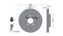 Disc frana Fiat SCUDO (272, 270_) 2007-2016 #2 098...