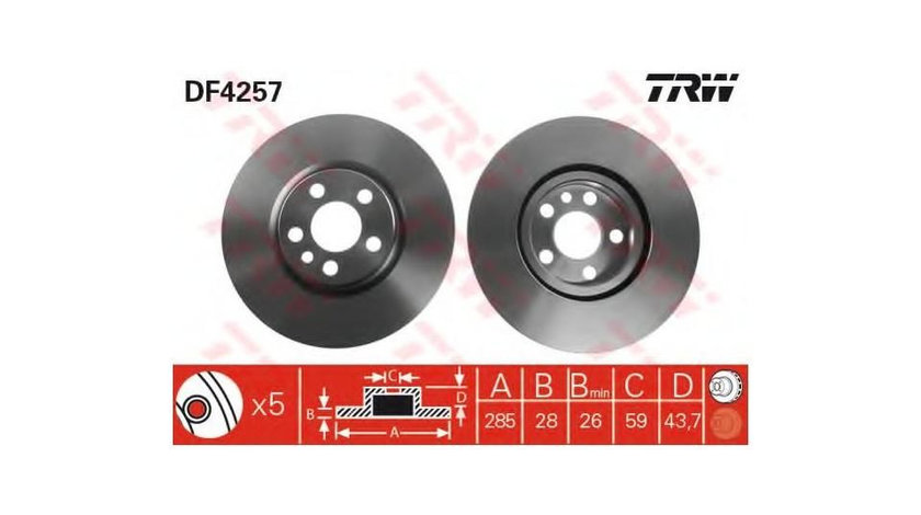 Disc frana Fiat SCUDO caroserie (220L) 1996-2006 #3 09768020