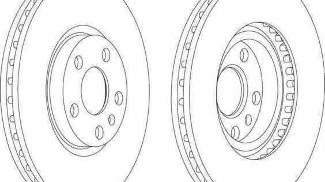 Disc frana FIAT SCUDO caroserie 220L FERODO DDF760