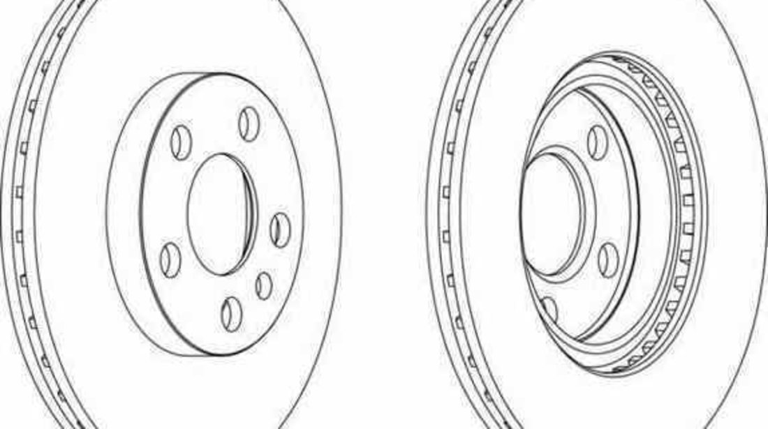 Disc frana FIAT SCUDO caroserie 220L FERODO DDF842