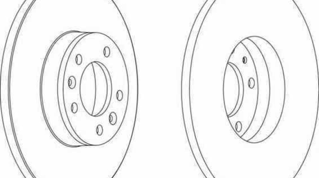 Disc frana FIAT SCUDO caroserie 270 FERODO DDF1602