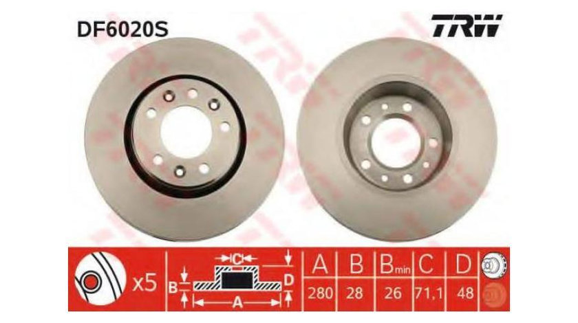 Disc frana Fiat SCUDO caroserie (272, 270_) 2007-2016 #3 0986479266