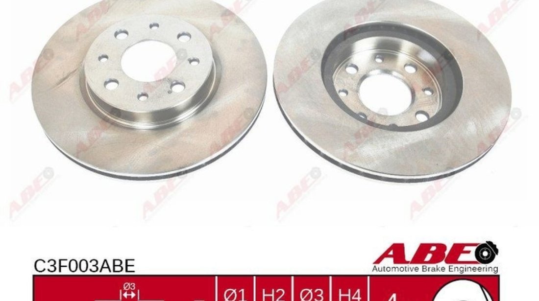 Disc frana FIAT SIENA 178 / ALBEA Producator ABE C3F003ABE