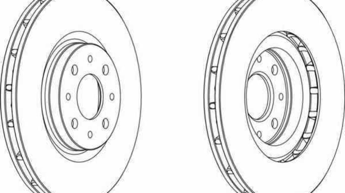 Disc frana FIAT STILO 192 FERODO DDF1122