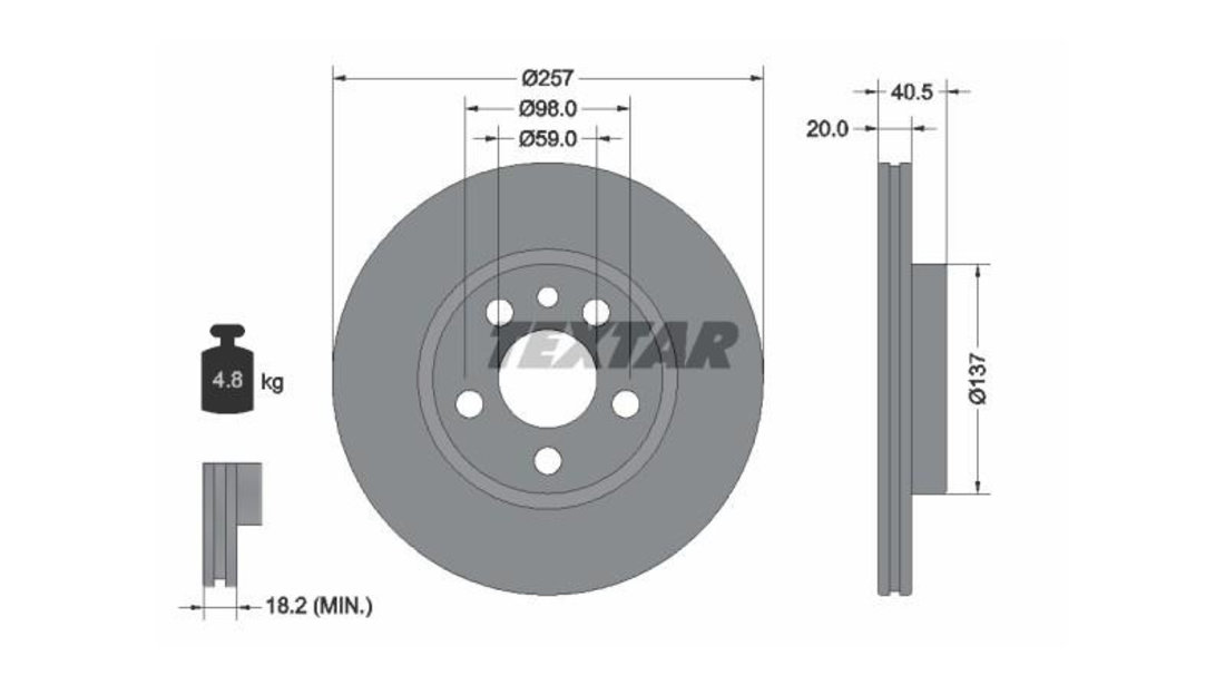 Disc frana Fiat ULYSSE (220) 1994-2002 #2 09587030