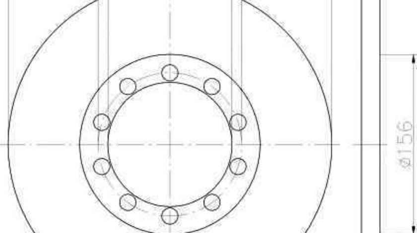 Disc frana FORD AUSTRALIA TRANSIT platou / sasiu (VM) TEXTAR 92152000