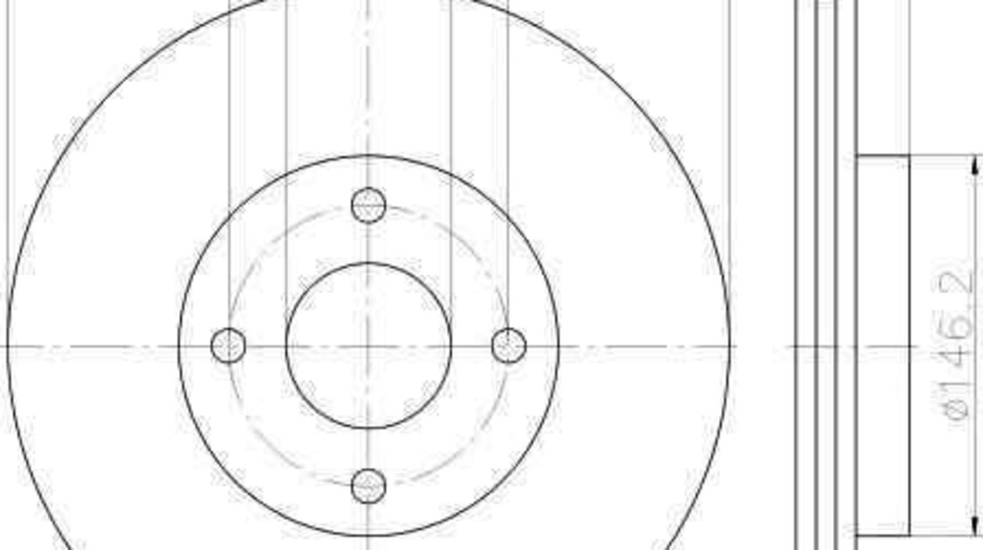 Disc frana FORD B-MAX FORD 1751584