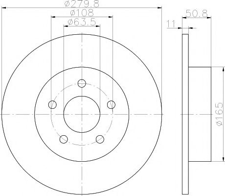 Disc frana FORD C-MAX II (DXA) (2010 - 2016) TEXTAR 92238903 piesa NOUA