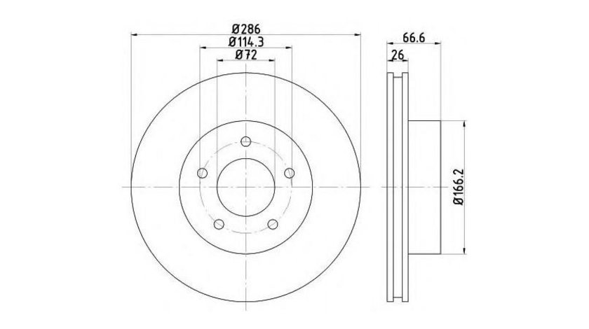 Disc frana Ford Explorer 4 (2005-2010) #2 09765210