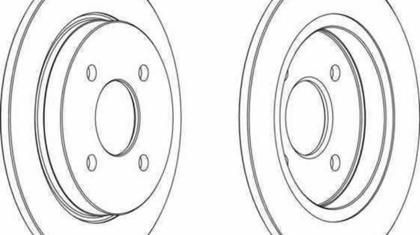 Disc frana FORD FIESTA Van FERODO DDF281