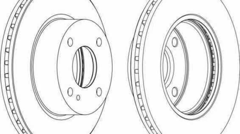 Disc frana FORD FIESTA VI FERODO DDF1740