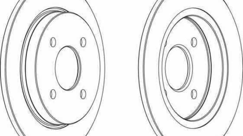 Disc frana FORD FIESTA VI FERODO DDF281