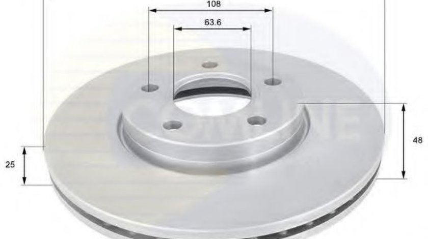 Disc frana FORD FOCUS C-MAX (2003 - 2007) COMLINE ADC1912V piesa NOUA