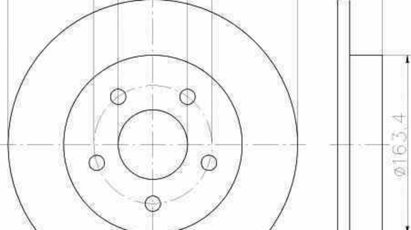Disc frana FORD FOCUS C-MAX TEXTAR 92133703