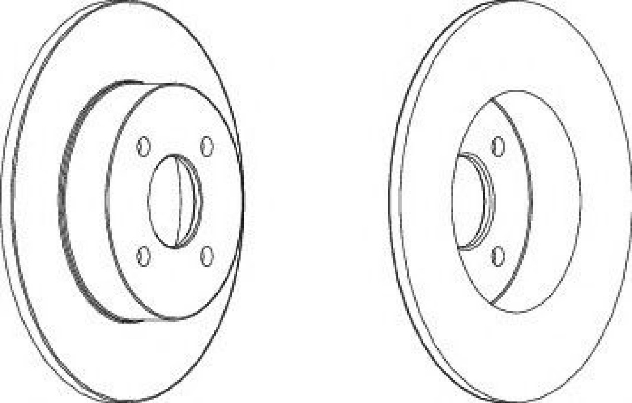 Disc frana FORD FOCUS Combi (DNW) (1999 - 2007) FERODO DDF1367 piesa NOUA
