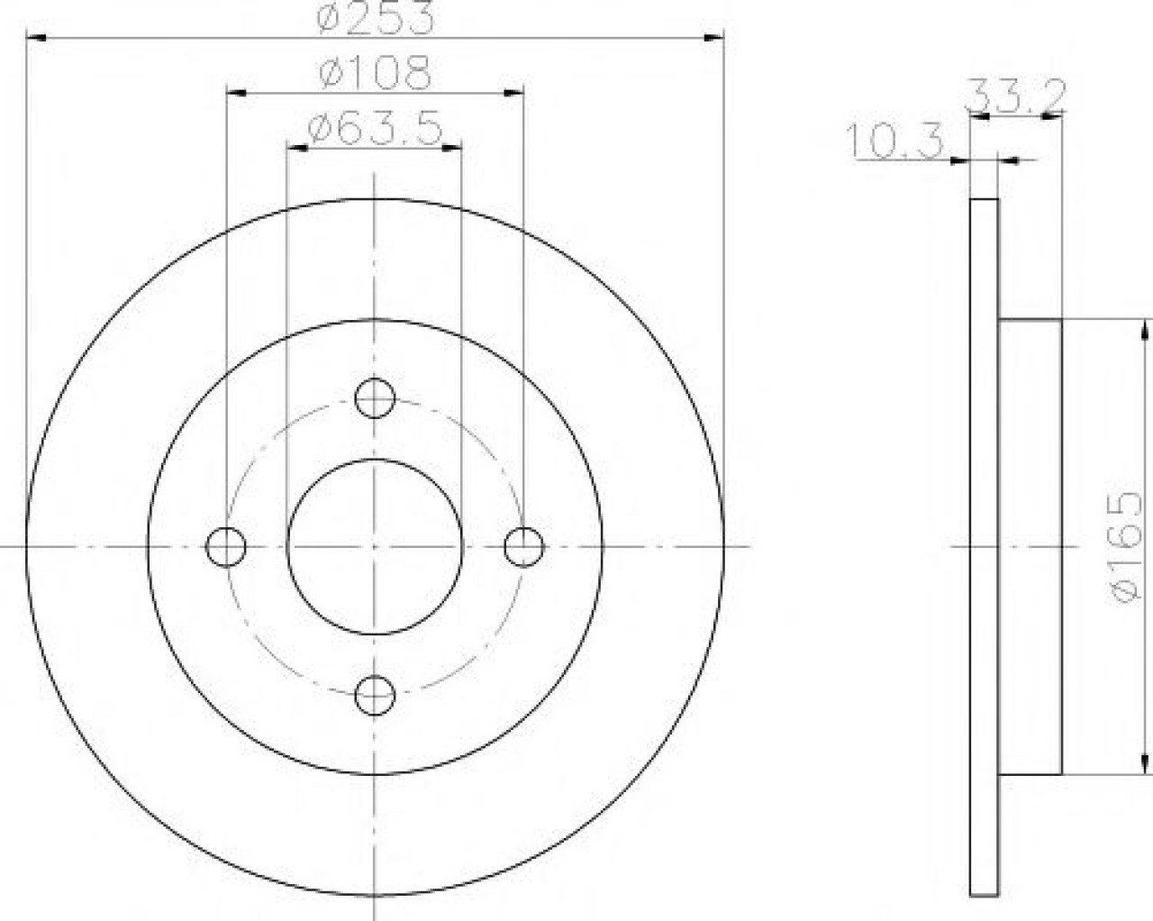 Disc frana FORD FOCUS (DAW, DBW) (1998 - 2007) TEXTAR 92088403 piesa NOUA