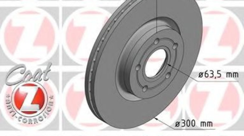 Disc frana FORD FOCUS II Cabriolet (2006 - 2016) ZIMMERMANN 250.1353.20 piesa NOUA