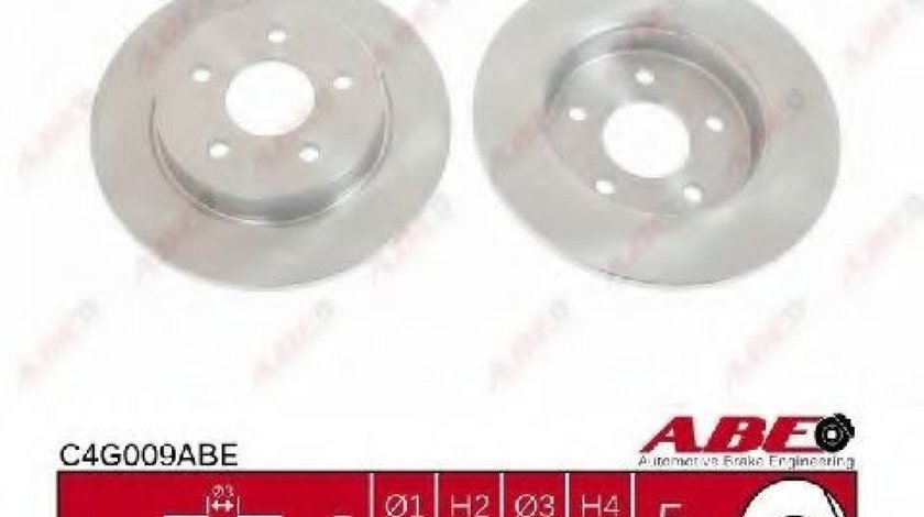 Disc frana FORD FOCUS II (DA) (2004 - 2012) ABE C4G009ABE piesa NOUA