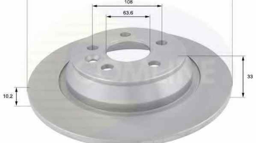 Disc frana FORD FOCUS II DA COMLINE ADC1240