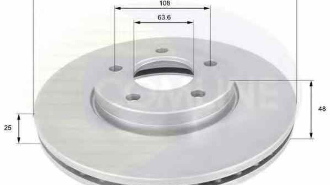 Disc frana FORD FOCUS II DA COMLINE ADC1912V