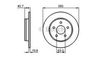 Disc frana Ford FOCUS II limuzina (DA_) 2005-2016 ...