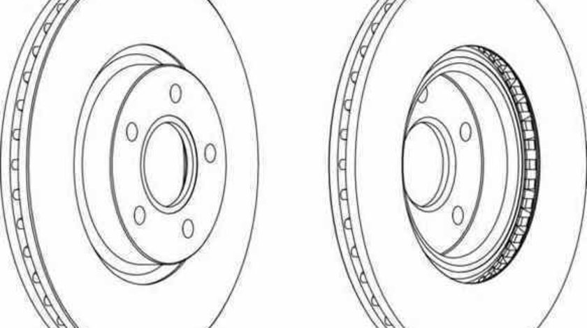 Disc frana FORD FOCUS III FERODO DDF1225