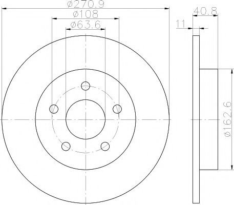 Disc frana FORD FOCUS III Turnier (2010 - 2016) TEXTAR 92239003 piesa NOUA