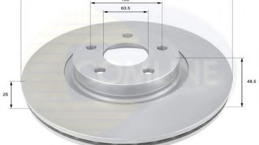 Disc frana FORD FOCUS III Turnier (2010 - 2016) COMLINE ADC1227V piesa NOUA