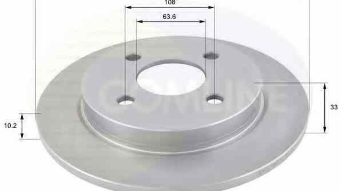 Disc frana FORD FOCUS limuzina DFW COMLINE ADC1207