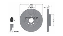 Disc frana Ford FUSION (JU_) 2002-2012 #2 09864792...