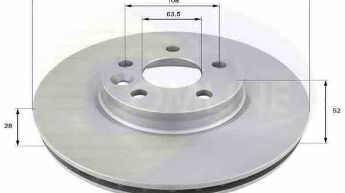 Disc frana FORD GALAXY WA6 COMLINE ADC1237V