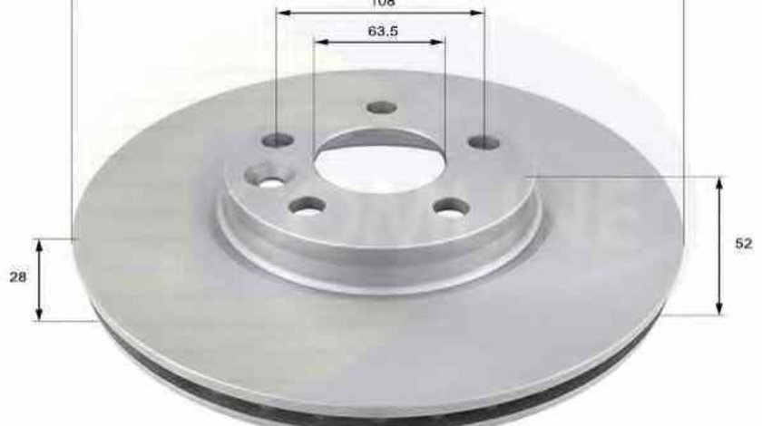 Disc frana FORD GALAXY WA6 COMLINE ADC1237V