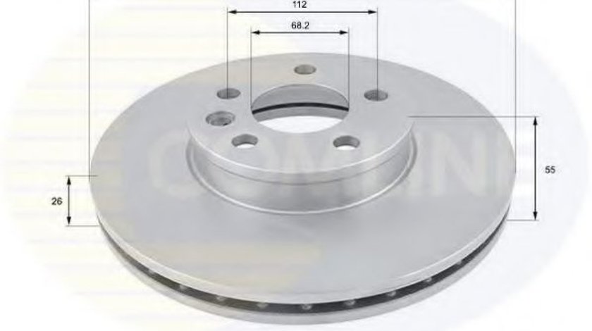 Disc frana FORD GALAXY (WGR) (1995 - 2006) COMLINE ADC1430V piesa NOUA