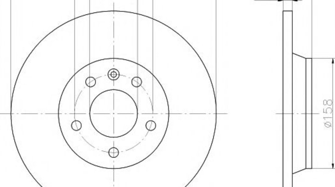 Disc frana FORD GALAXY (WGR) (1995 - 2006) TEXTAR 92098103 piesa NOUA