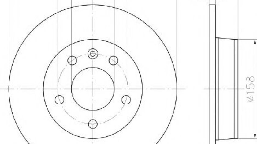 Disc frana FORD GALAXY (WGR) (1995 - 2006) TEXTAR 92074303 piesa NOUA