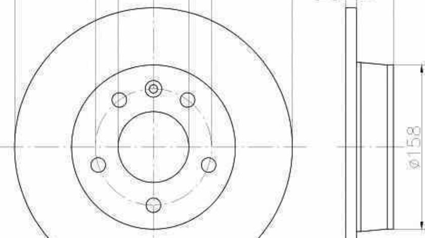 Disc frana FORD GALAXY WGR TEXTAR 92074303