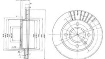 Disc frana FORD KA (RB) (1996 - 2008) DELPHI BG244...