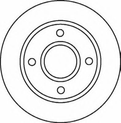 Disc frana FORD KA (RB) (1996 - 2008) JURID 562078JC piesa NOUA