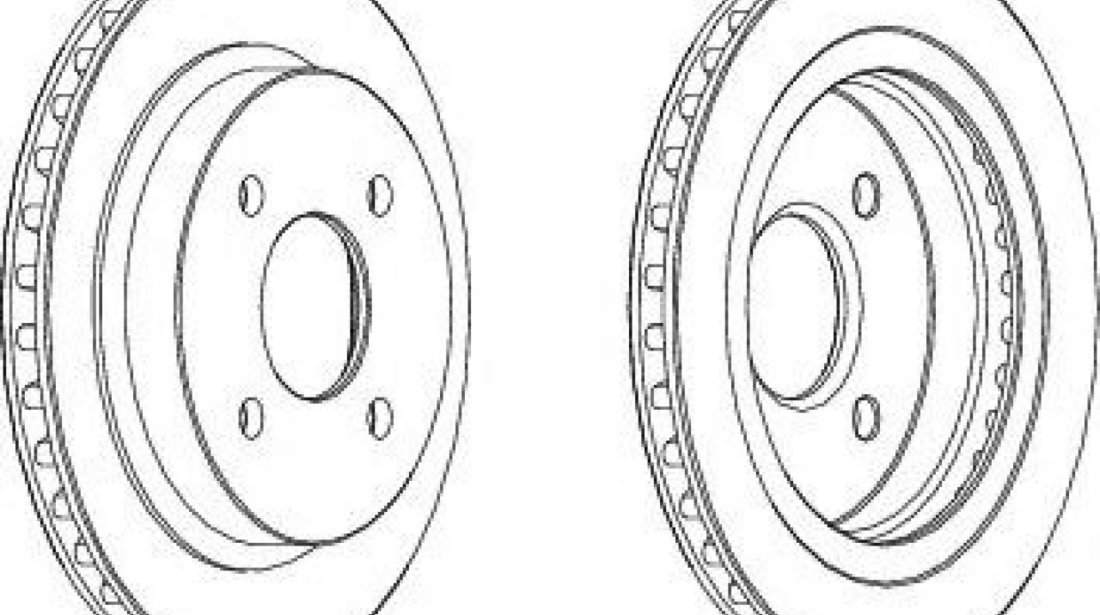 Disc frana FORD MONDEO II Combi (BNP) (1996 - 2000) FERODO DDF479C piesa NOUA