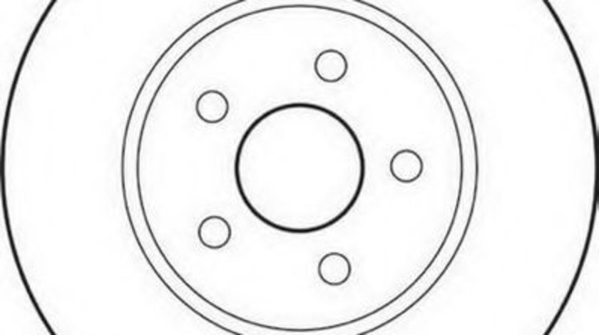 Disc frana FORD MONDEO III (B5Y) (2000 - 2007) JURID 562180JC piesa NOUA