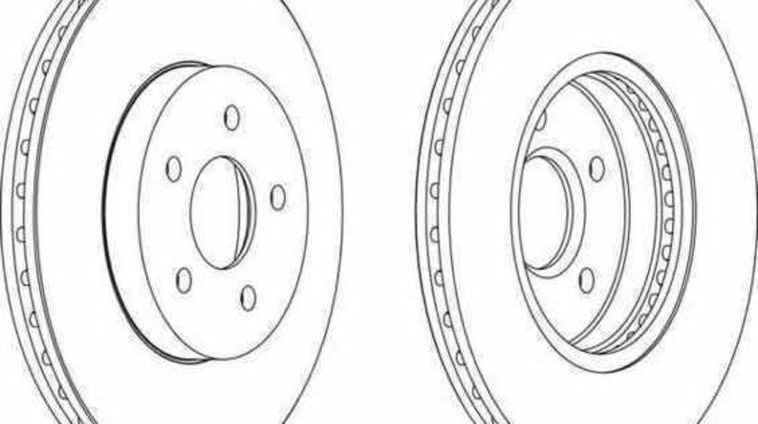 Disc frana FORD MONDEO III B5Y FERODO DDF1125