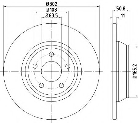 Disc frana FORD MONDEO V Turnier (2014 - 2016) TEXTAR 92268703 piesa NOUA